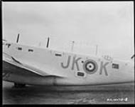 [Douglas 'Digby' aircraft 751 JK:K of the R.C.A.F. equipped with experimental radar equipment, Rockcliffe, Ont., July 1942.] July 1942