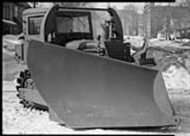 Snow removal equipment - tractor plow 13 Mar. 1943