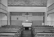 Interior view of church, RCAF Station 14 Aug. 1945