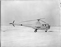 Exterior view of helicopter ca. 1947