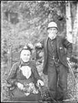 Mr. & Mrs. Jean Marie Jamaoux (?), vacationing at Muskoka Lakes, [Ont.] c. 1907