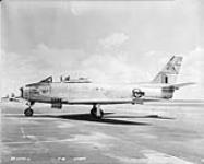 F-86 Sabre aircraft, side view 20 June 1952
