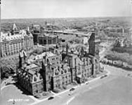 Aerial view of Parliament Buildings 20 June 1952