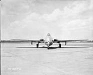 Vampire aircraft, front view 14 Aug. 1952