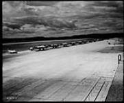 Line up of aircraft at Edmonton 31 Decc. 1954