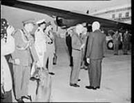 Governor General leaving 412 Squadron 21 June 1955