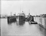 Canadian Vickers Ltd - Damaged boat and dry docks by explosion on the British Tanker CYMBELINE in June 17, 1932 17 June 1932.