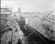 Canadian Vickers Ltd - Damaged boat and dry docks by explosion on the British Tanker CYMBELINE in June 17, 1932 17 June 1932.