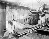Canadian Vickers Ltd - Damaged boat and dry docks by explosion on the British Tanker CYMBELINE in June 17, 1932 20 June 1932.