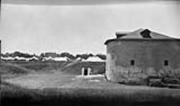 Fort Mississauga from ramparts at Camp Niagara 28 June, 1916