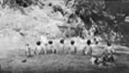 Boys bathing in the creek at Wychwood Park 17 June, 1916