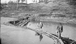 Building a diversion embankment on the Humber River n.d.