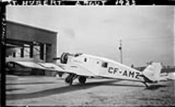 Junkers W-34 aircraft CF-AMZ of Canadian Airways Ltd., St. Hubert, P.Q., c. 1933 ca. 1933
