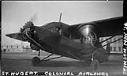 Stinson SM-6000-B aircraft of Colonial Airlines, St. Hubert, P.Q., May 1934 May 1934