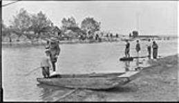 Boys fishing at Port Credit, [Ont.], 2 June, 1917 2 June 1917
