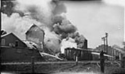 Fire at the Galena Oil Co., [Royce Ave., Toronto, Ont.] 6 Apr., 1918