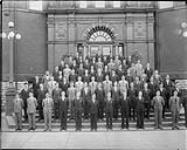 C.N.R. Apprentices, Sept. 10th, 1930. [In front of City Hall, Stratford, Ont.] 10 Sept. 1930
