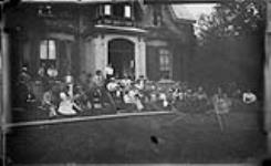 Miss Maloney's tennis party, July 1895. Stratford, Ont July, 1895.
