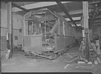 Damaged street car at the Quebec Power Co., Quebec, [P.Q.], 7 Dec., 1942 7 Dec. 1942