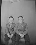 Portrait of two boys Apr. 1949