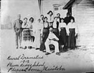 Rural dramatics, Plum Ridge School, Pleasant Home, Manitoba 1912