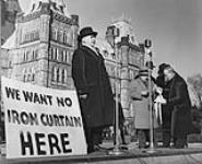 Demonstration - Parliament Hill, Ottawa 1947