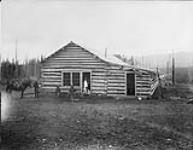 Log cabin - maybe Government Line Cabin in North of Hazelton ca. 1913