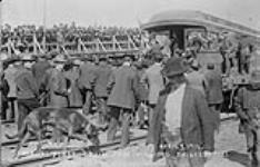 Arrival of First Train from Winnipeg, Prince Rupert, B.C., April 9, 1914 9 April 1914