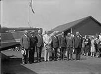Group at christening of the Colonial Airways' Sikorski Amphibian "Neekah" Toronto, Ont July 10, 1929