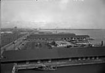 (Docks) View west off Terminal Warehouse showing Canada Steamship Lines & Ferry docks, Toronto, Ont Nov. 15, 1945