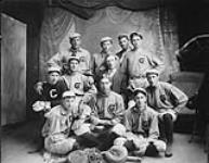 Grenfell Baseball team - Front row Left John Love - other names unknown 1904
