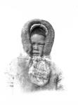 [Netselingment Inuk boy, age 6 - photo taken at Inuit village on ice near Gjoa Haven] Original title: Netselingment boy age 6. Photo taken at native village on ice near Gjoa Haven April 1926.