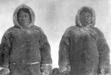 Young men in mid-winter travelling clothes 1926