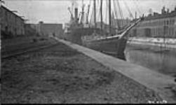 St. John's Harbour (near dry dock) S.S. "Beothic" in rear September 1926.