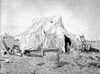 Inuit tent of Caribou skin 13 August 1930.