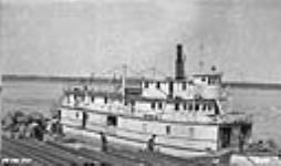 Str. "Slave River" leaving Vermilion Chutes 6 June 1921.