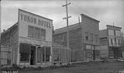 Yukon Hotel, Bogies old place and Binet Block, Front Street 1922