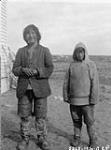 [Boys [left - Simon Qaunnaq, possibly spelt as Kownak] at Aberdeen Lake, Keewatin District, Northwest Territories] Original title: Eskimo boys, Aberdeen Lake, Keewatin District, N.W.T n.d.