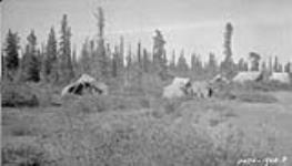 [First Nations camp on the north shore of Keith Bay] Original title: Indian camp on the North shore of Keith Bay September 1928.