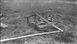 Old Inuit sled from a grave at Atkinson Point Arctic Coast 1928