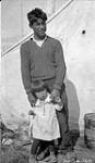Joe Illusiak and his little girl 1930