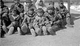 [Inuit children] Original title: Group of native children 27 July 1936.