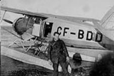 Russ Baker with Noorduyn "Norseman" IV aircraft CF-BDD 1942-1945
