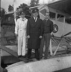 Russ Baker (centre) ca. 1935