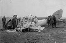 [Wreckage of unidentified aircraft of the R.A.F., Ontario.] [ca. 1918].