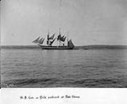 H.B. Co.'s S.S. "Erik" anchored at Fort Chimo, P.Q., 1897