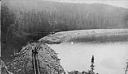 Roadbed preparation, [National] Transcontinental Railway [near Good Lake, Ont., 1908-1909.] 1908-1909