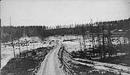 Roadbed, [National], Transcontinental Railway, [near Good Lake, Ont., 1908-09.] 1908-1909