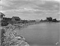 Soulanges Canal Stone protection wall, west side of Beaudette River Sept. 1911