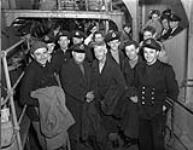 Survivors of S.S. MILCREST, which sank after colliding with S.S. EMPIRE LIGHTNING off Halifax, Nova Scotia, Canada, 7 October 1942 October 7, 1942.